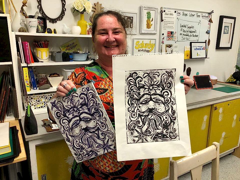 Studio-yellow-manly-west-block-printing-class