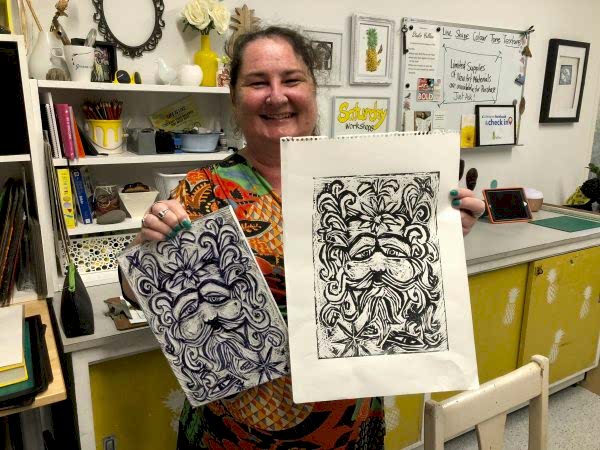 Hand Carved Block Printing - Image 6