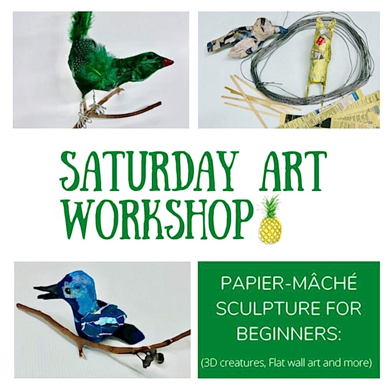 Saturday Art Workshop Paper Mache