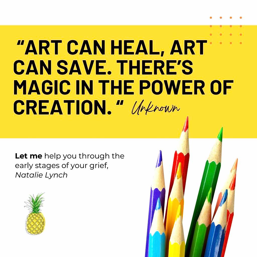 Art can heal, art can save. There is magic in the power of creation.